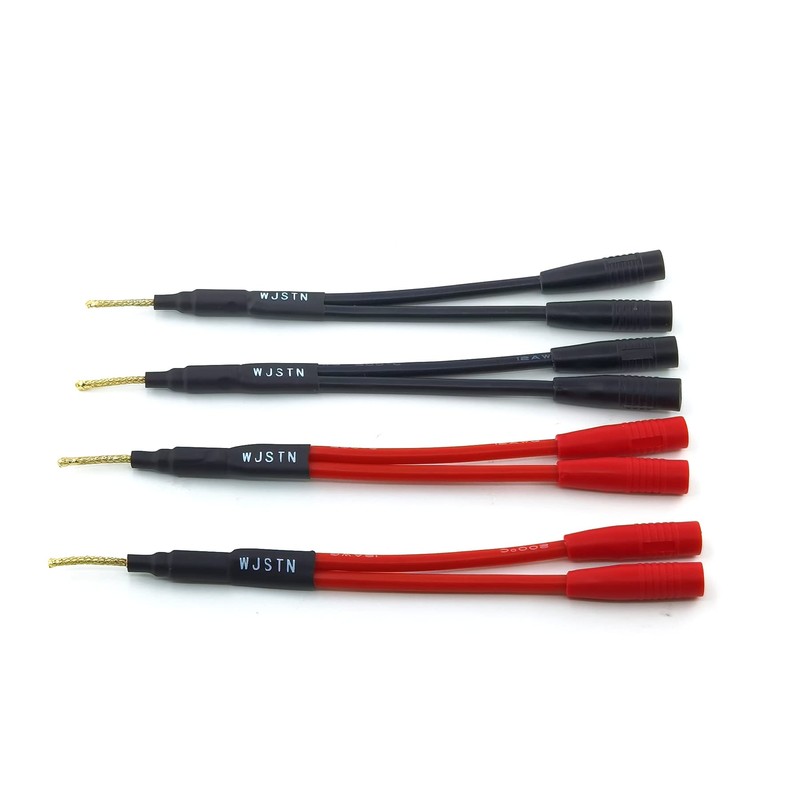 WJSTN Banana Plug Cable Braided Wire Banana Plug Splitter 1