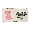 Mr. & Mrs. Panda Axolotl Make-Up Bag, White, Hand Drawn