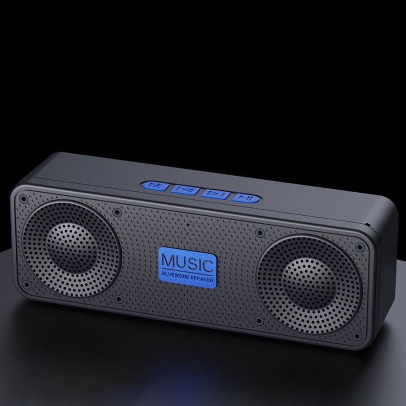 Bluetooth Speaker Subwoofer Hands Free Support Memory Card Multifunctional Rechargeable