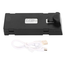 3.7V 2600mAh UAV Lithium Battery Portable Quadcopter Lithium Battery For E88 E88PRO E525 E99 E99PRO P1 P5PRO K3 S1 P8 S98 Black