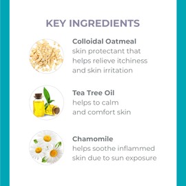 Derma E Derma E I0112453 Itch Relief Lotion with Tea Tree, E and Chamomile, 6 Fluid Ounce (175 ml), White