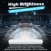 FERUERW Hexagon Garage Lights 3 Level Dimmable, High Brightness 168W