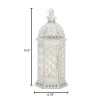 Accent Plus HOME LIGHTING DECOR CUTWORK HEXAGON SHAPE CANDLE LANTERN