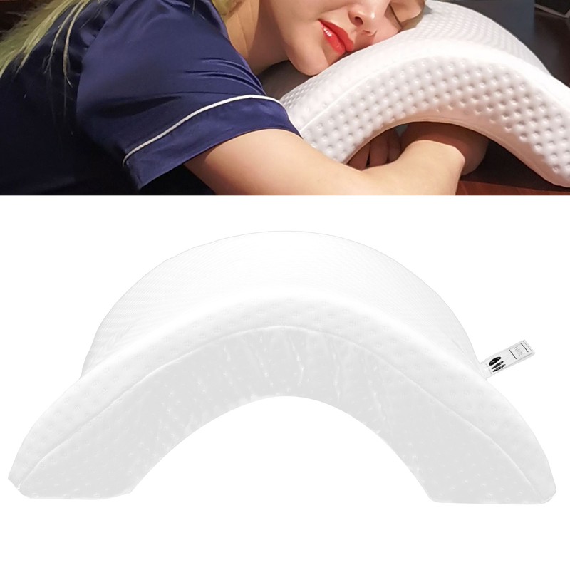 Arched Shaped Cuddle Arm Pillows Slow Rebound Pressure Pillow Memory