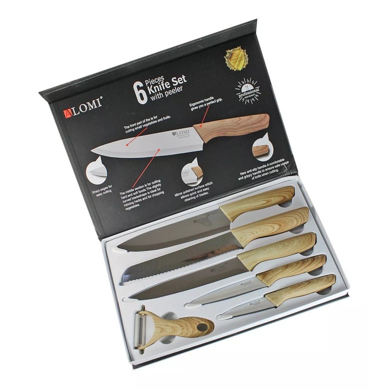 CL Set De Cuchillos Profesionales Acero Inoxidable Mango Tipo M