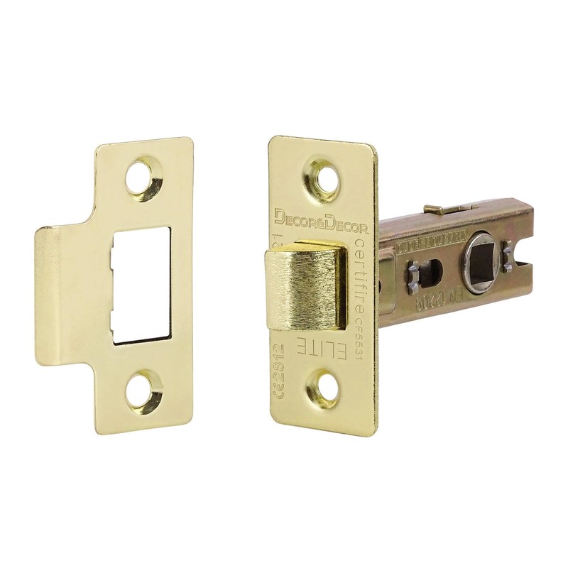 Decoranddecor 3 Inch Tubular Mortice Latch for Internal Doors, Fire