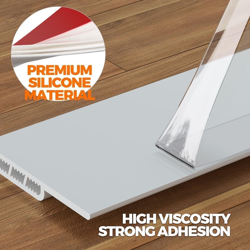 Holikme 2 Pack Door Draft Stopper Sheets, Rolls & Strips
