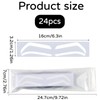 24 Pcs Eyebrow Stencils,Eyebrow Stencils for Shaping,Eyebrow Tape,Stickers Disposable,Airbrush Eyebrow