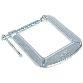 BESSEY CM34DR Drop Forged, C-Clamp, 3-Inch x 4-1/2-Inch, Deep Reach C Clamp