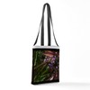CafePress Purple Flowers With Bee 13"x13" Reusable Grocery Shopping Sling