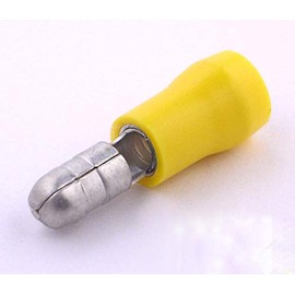 Electrical Connectors - Male Electrical Wire Bullet Connectors Yellow