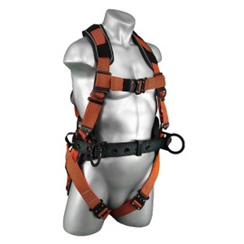 Malta Dynamics Warthog Comfort MAXX Safety Harness Fall Protection, Includes Added Padding, Removable Safety Belt, and Side D-Rings, Construction Full Body Harness - OSHA/ANSI/CSA Compliant (SM-M)
