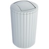 Wenko ALLSTAR Swing Top Bin Polypropylene Grey Diameter 15 x