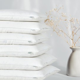 CLOUDOTE Goose Feather Down Throw Pillow Insert (22"x22", Pack of 1), Decorative Pillow for Sofa, Couch, Bed, Chair Cushion