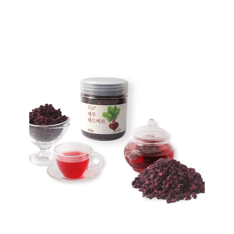 Donguihanjae 동의한재 제주도 레드비트차 말린 비트 200g Jeju Island Red