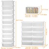 HOMIDEC Shoe Storage, 10-Tier Shoe Rack Organizer for Closet 20