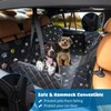 URPOWER 6-in-1 Dog Car Seat Cover for Back Seat, Waterproof