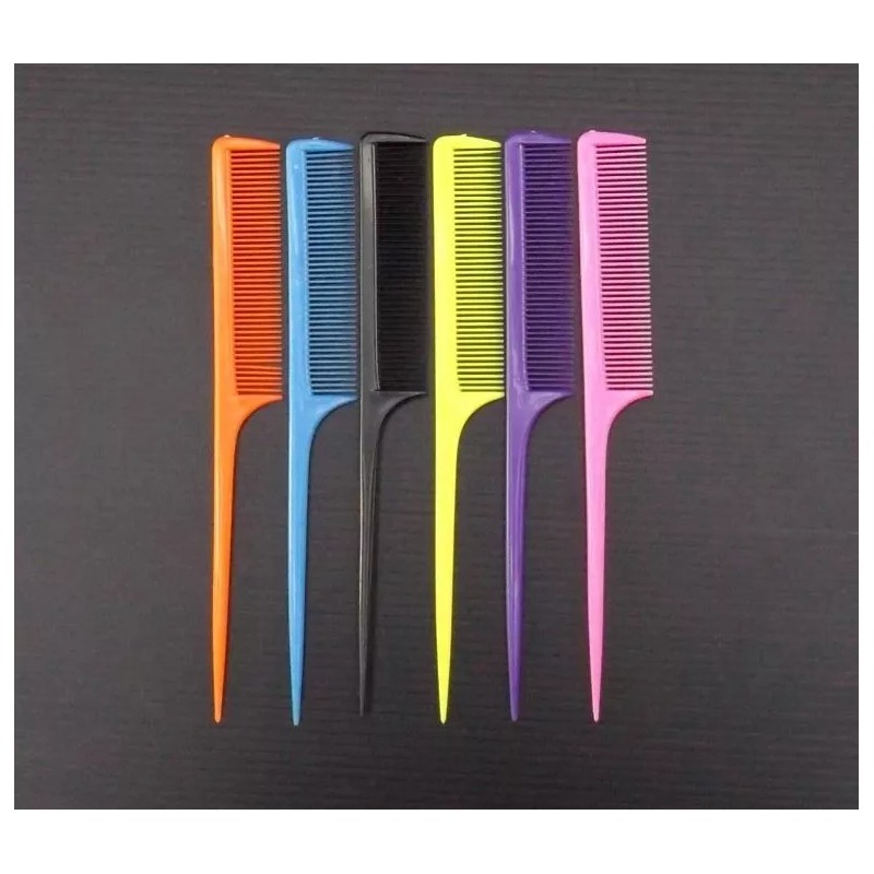 Cosmetic Box Lote Peine De Cola 50 Pz Mayoreo Peinado