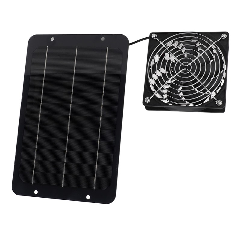 7W 12V Solar Panel Fan Kit Monocrystalline Silicon Saving Energy