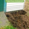 Animal Barrier Fence 10Pack, 24x15in Underground Protect Panels for Garden