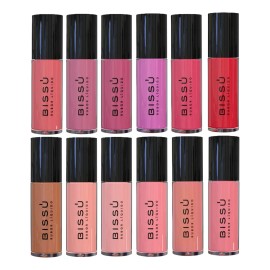 Kit Rubor Liquido Bissú Colección 12 Tonos