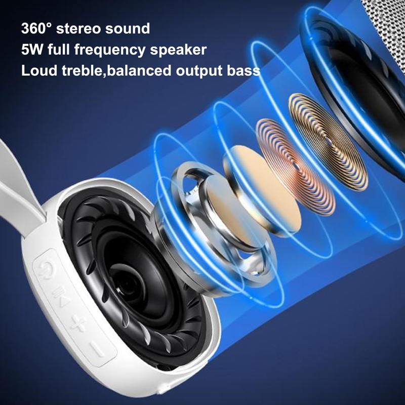 Portable Golf Speaker IPX6 Waterproof Dustproof Premium Stereo Bass BT5.3