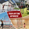 Volleyball Rebounder Net, 7X4 Ft Volleyball Practice Net with 4