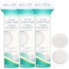 YOYOSOFT Round Cotton Puff, For Lotion, 2-Sided, 3-Layer Construction, 300