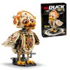 1168 PCS Mechanical Duck Building Block Toy Kit with LED