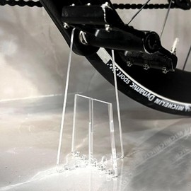 YehVeh Bike Stand Outdoor Invisible Portable Lightweight Bicycle Parking Rack Bracket 5.5 Inch Shooting Display Side Stand for Road Bike Racing Bike Kids Bike Photography Taking Pictures