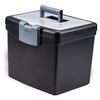 Storex Economy Portable File Box for Letter Size Hanging Files,
