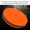 MUNEFE Fluorescent Orange Reflective Tape, High Visibility Reflective Tape Strip,