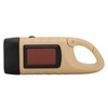 Hand Crank Solar Powered Flashlight Emergency Rechargeable LED Flashlight Self