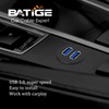 BATIGE 2 Ports Dual USB 3.0 Male to USB 3.0