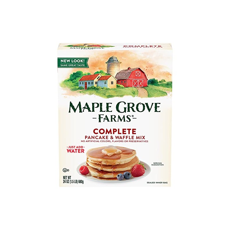 Maple Grove Farms, Complete All Natural Pancake & Waffle Mix,