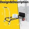 Hand Truck Dolly Heavy Duty, 2 in 1 Convertible Hand