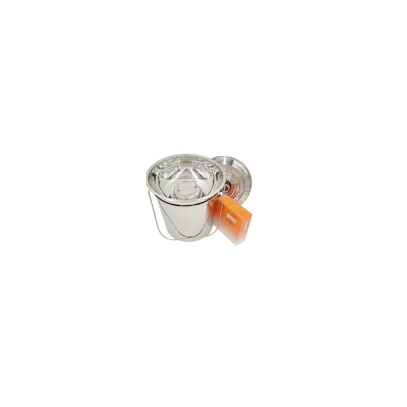 SS Strainers (Large Strainer & Pail Combo, 13 L Pail