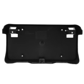 1 paquete de marco de matrícula de automóvil, Soporte de placa de matrícula delantera 847227012870 Accesorios exteriores de coche Reemplazo para Silverado 1500 2016-2018 Soportes negros para matrícula