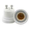 SQXBK 6PCS White GU10 to E12 LED Light Bulb Base