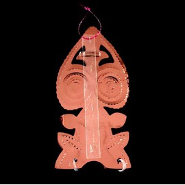 Simply Products 40cm Star Foil Garland - Christmas Hanging Decoration Wall Ceiling Xmas Deco (Rose Gold)