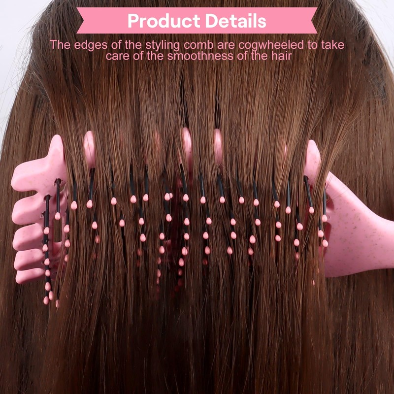 TNEDFOD Pack of 2 Curly Hair Brushes