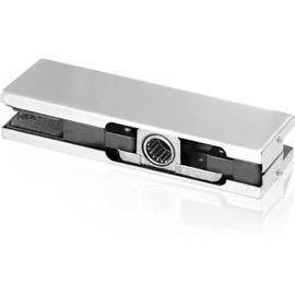 NHN Model:KPF-2P-CAA Top Patch Fitting for Glass Door, Anodized Aluminum Finish