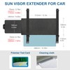 Veharvim Sun Visor Extender for Car (Polarized, UV400, PC Lens,