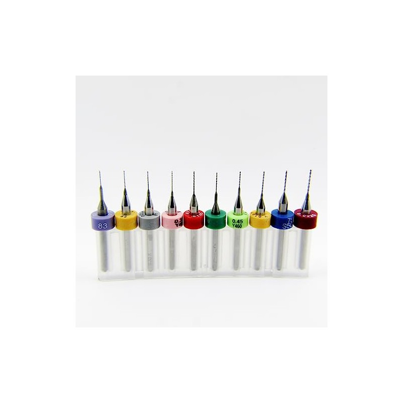Ten Size Solid Carbide Drill Bit Set #83, 82, 81,