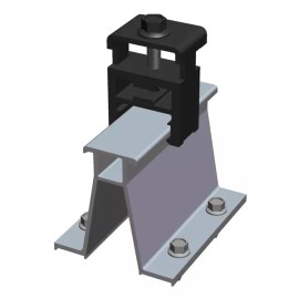 Magerack MageFoot Rail-less Solar Mounting Racking Kit Comp Asphalt Shingle Roof Install - 10 End Clamp Kits