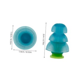 Mobestech 1pair Reusable Ear Plugs for Noise Reduction Concerts Travel and Sleep Sound Blocking Earbuds for and Comfort