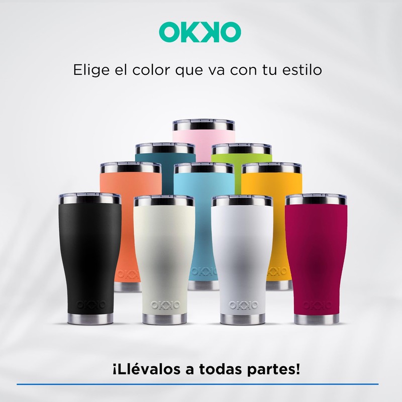 OKKO Termo Gorila Blanco, 900 ml, 30 oz