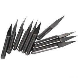 DN 20 Degree 0.1mm Carbide Engraving Bits CNC Router Tool for PCB Board (Pack of 10)