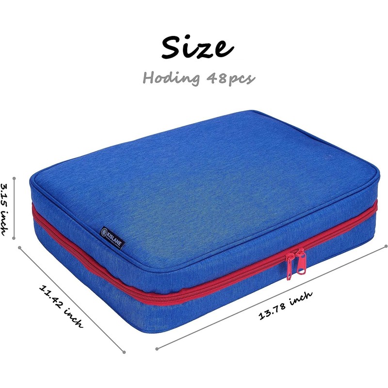 KISLANE Carrying Case for 48 Cars, Kids Cars Storage Case