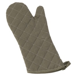 Winco Flame Resistant Oven Mitt, 15-Inch, Sage Green